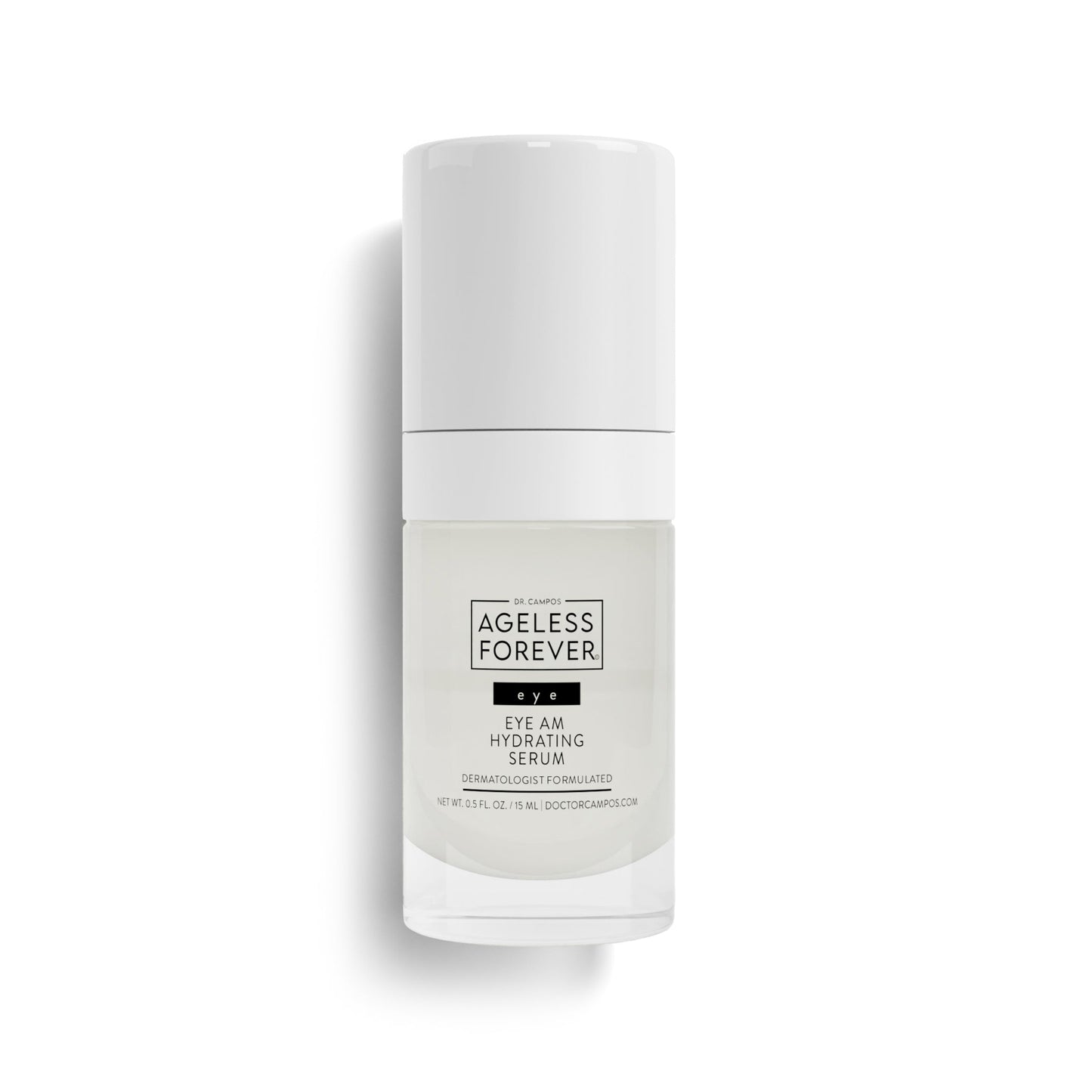 Intensive Eye Hydrating Serum bottle – hyaluronic acid and peptide eye treatment by Ageless Forever